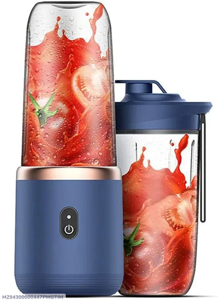 Title: Portable Electric Juicer Blender (ABS) – 2 Cups | USB Rechargeable Smoothie Maker
