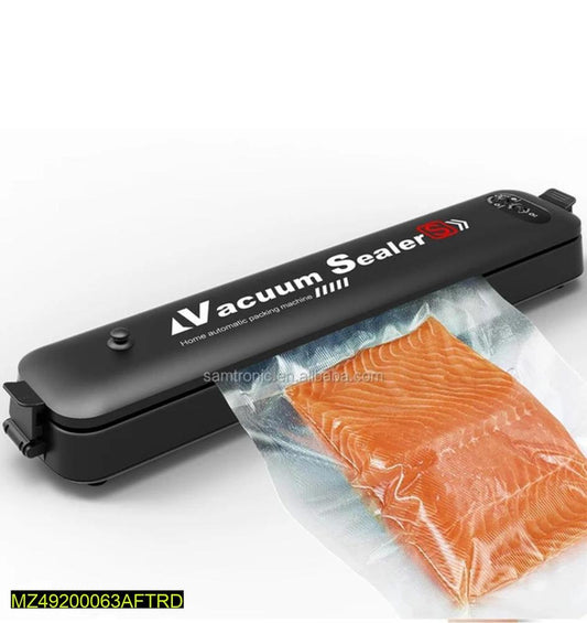 Automatic Vacuum Sealer Machine – Stainless Steel (Black) | Food Preservation Sealer