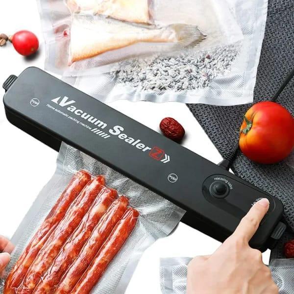 Automatic Vacuum Sealer Machine – Stainless Steel (Black) | Food Preservation Sealer