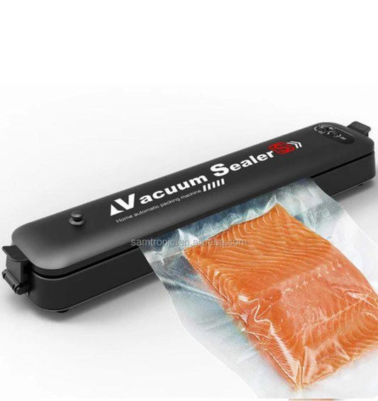 Automatic Vacuum Sealer Machine – Stainless Steel (Black) | Food Preservation Sealer