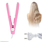Pink Hair Straightener with Intelligent Temperature Control | Fast Heating Ceramic Plates