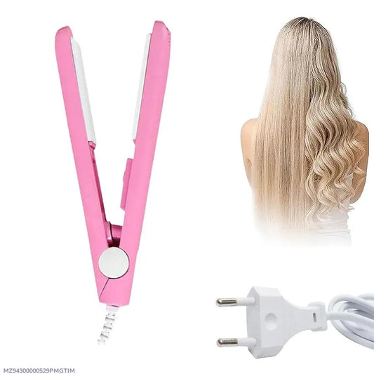 Pink Hair Straightener with Intelligent Temperature Control | Fast Heating Ceramic Plates