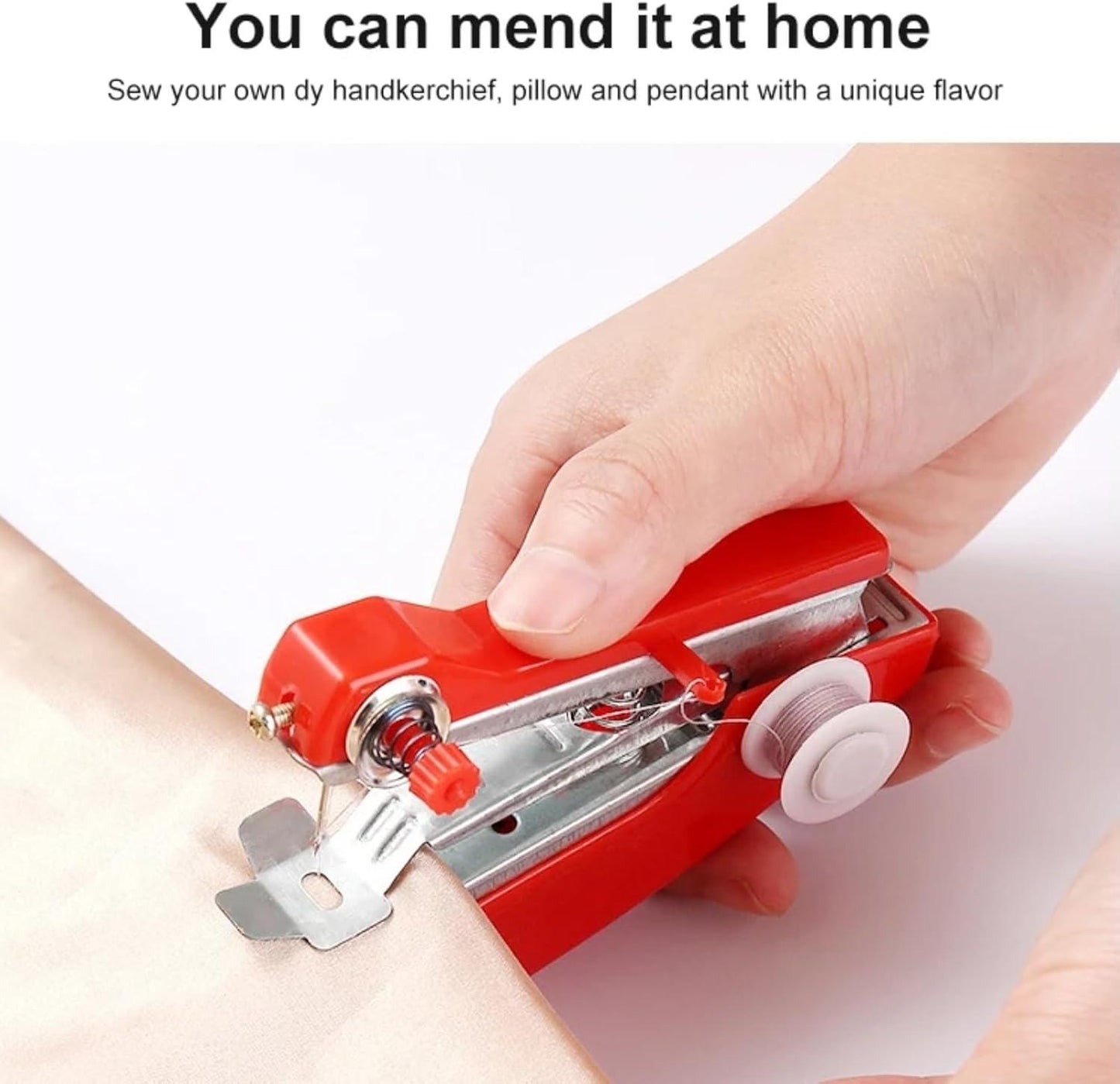 aPortable Handheld Small Sewing Machine Mini Sewing Machine